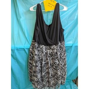 Roz & Ali Party Dress with Sequin Detail 22